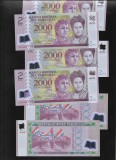Paraguay 2000 2.000 guaranies 2017 unc pret pe bucata