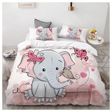 Cumpara ieftin Lenjerie de pat din Bumbac finet cu imprimeu 3D INN1042