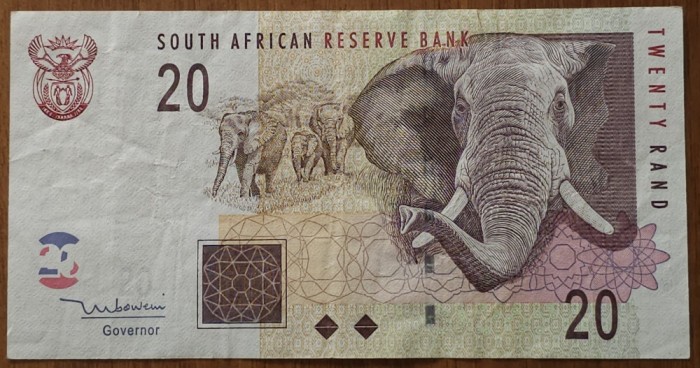 20 rand Africa de Sud
