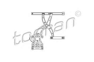 Macara geam VW PASSAT Variant (3A5, 35I) (1988 - 1997) TOPRAN 103 591 foto