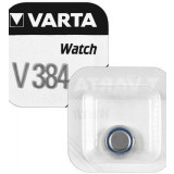 Baterie V384 Varta Silver Oxide 1.55V AG3 SR41SW LR41 7.9x3.6mm