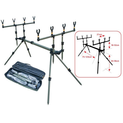 Rod pod #4 pentru 4 lansete BARACUDA Sky pod ( Quad Pod ) foto