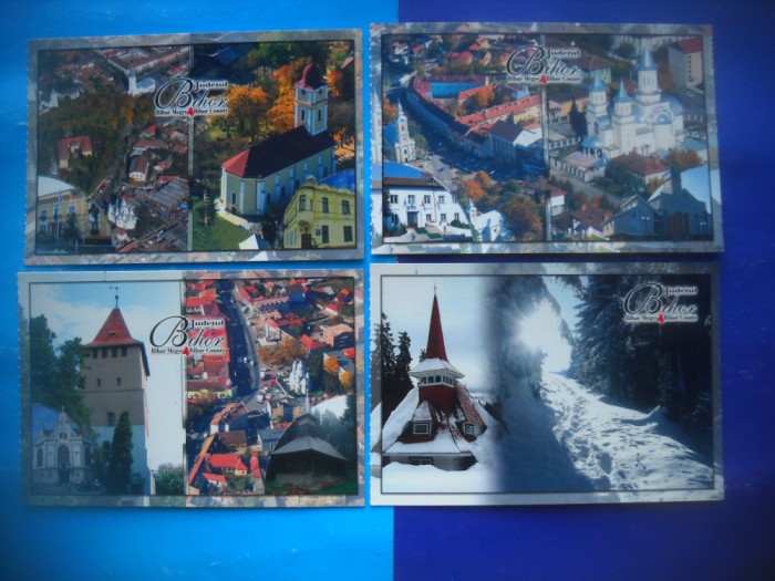 HOPCT LOT 2706 MARGHITA-SALONTA-BEIUS-STANA - BIHOR-4 CARTI POSTALE-NECIRCULATE