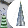 Pom de Craciun LED 1544 LED-uri Albastru 500 cm
