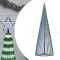 Pom de Craciun LED 1544 LED-uri Albastru 500 cm