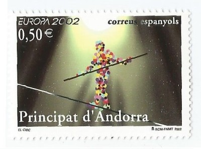 |Andorra, posta spaniola, Europa CEPT, 2002, MNH foto
