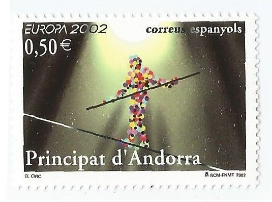|Andorra, posta spaniola, Europa CEPT, 2002, MNH