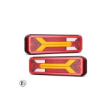Set lampi LED spate multifunctionale 12-36V, 5 functii, semnalizare dinamica