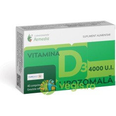 Vitamina D3 4000UI Lipozomala 40cpr