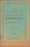 HST C1403 A karansebesi fiuiskola ertesitoje 1900-1901