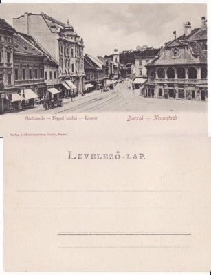 Brasov, Kronstadt - Targul inului-clasica foto