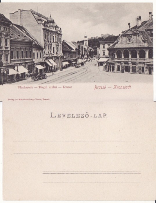Brasov, Kronstadt - Targul inului-clasica
