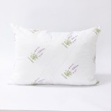 Perna Lavanda Herbal 50x70 cm, Umplutura Puf Sintetic Microfibra, Antistres, Hipoalergenica, Confort Moale