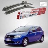 Cumpara ieftin Ștergătoare Dacia Sandero II 2014-2015 | Set Față Flat &ndash; TeamCar&reg;