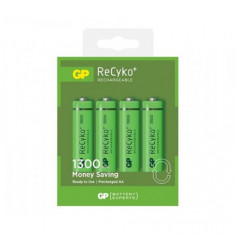 GP ReCyco+ AA / Mignon / HR6 / LR6 1300mAh Baterii reincarcabile - 1300 Series Con?inutul pachetului 1x Blister foto