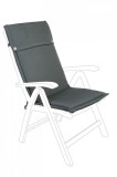 Cumpara ieftin Set 2 perne scaune gradina textil gri antracit 50x120x3 cm