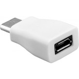 Adaptor USB-C la micro USB-B T-M Alb, Goobay 71398