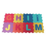 Covor de joaca tip puzzle cu litere de la G-M,spuma,multicolor,8 piese, Oem