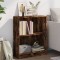 vidaXL Bibliotecă, stejar fumuriu, 60x24x76 cm, lemn prelucrat 815084