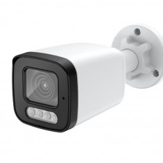 Camera supraveghere video PNI IP515J POE, bullet 5MP, 2.8mm, pentru exterior, alb
