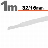 Tub termocontractibilAlb &bull; 32 / 16 mm Best CarHome