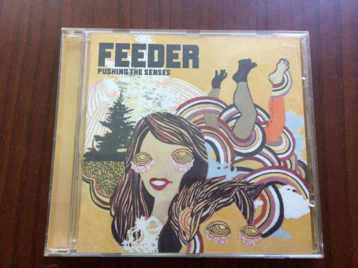 feeder pushing the senses 2005 cd disc muzica indie alternative rock brit pop uk