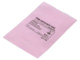 Pungă de protecție ESD roz 152mm x 102mm 75um 100 bucăți
