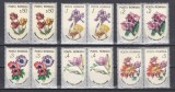 A11 TX10 8 - 1986 - Flori - perechi de cate doua timbre