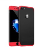Cumpara ieftin Husa iPhone 7 MyStyle 360 3in1 Neagra cu Rosu, Protectie Soc, Praf si Zgarieturi, Carcasa Plastic