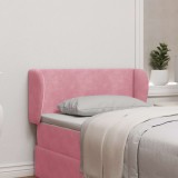 vidaXL Ureche pentru Tăblie Roz 40 x 23 x 6 cm Catifea 346555