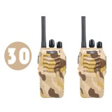 Bax 30 Seturi Statii Radio Portabile PNI PMR R40 Camo, 2 buc/set, PMR 446MHz, VOX, Lanterna LED