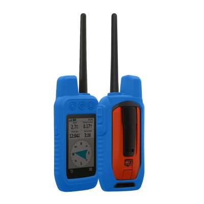 Husa GPS Kwmobile pentru Garmin Alpha 200, Albastru, Silicon, 59668.04 foto