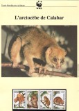 Congo 1997 - Calabar Potto, Set WWF, 6 poze, MNH, (vezi descrierea), Nestampilat