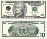 USA SUA █ bancnota █ 10 Dollars █ 2001 █ P-511 █ D4 Cleveland █ UNC necirculata