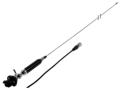 Antena CB 1.5m 3dBi 300W cu suport UHF 4m foto