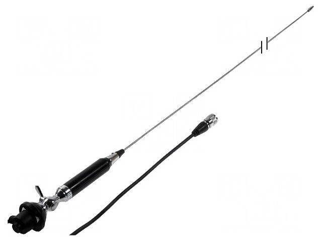 Antena CB 1.5m 3dBi 300W cu suport UHF 4m