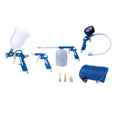Set accesorii aer comprimat Scheppach 7906100742, 8 piese foto