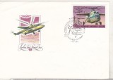 Bnk fil URSS - aviatie - FDC - Elicopter Mi-6 - 1980, Europa