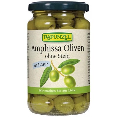 Masline Bio Amphissa Verzi fara Samburi in Saramura Rapunzel 315gr foto