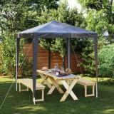 VidaXL Cort de petrecere profesional, antracit, 2 x 2 m