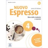 Nuovo Espresso 4 (libro + CD audio)/Expres nou 4 (carte + CD audio). Curs de italiana B2. Carte si exercitii pentru elevi - Maria Bal&igrave;, Irene Dei