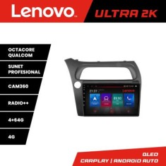 Navigatie Honda Civic Hatchback 2006-2012 Lenovo Kit-hatchback 8 core QLED Qualcomm 4+64 360 Android Waze USB Navigatie Internet Youtube Radio CarStor