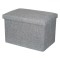 Taburet Depozitare, Model Pliabil, Culoare Gri, Dimensiuni 45x30x30cm