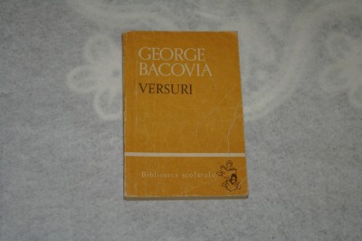 Versuri - George Bacovia foto