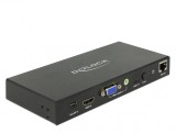 Convertor Multi audio-video (Mini Displayport, HDMI, VGA) la HDMI 4K 60Hz, Delock 87732