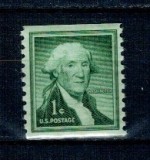SUA 1954 - Uzual 1c, G. Washington, neuzat, din roll