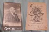 fotografie veche CVD, perioada regala, anii 1910 - GALATZ - atelier de fotografie George Maksay