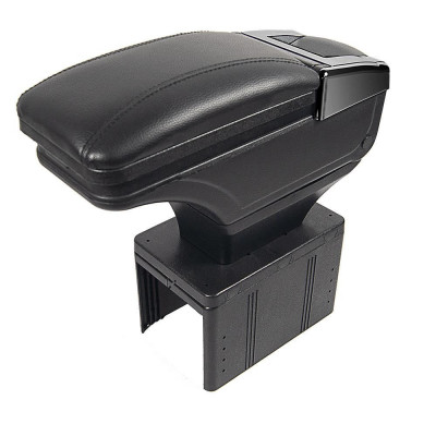 Cotiera universala rabatabila si culisanta, reglabila, cu suport de pahar si scrumiera, negru Automobile ProTravel foto