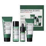 Kit S.O.S anti-imperfectiuni cu AHA-BHA-PHA Trouble line, 4 buc. - Some By Mi
