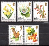 British Virgin Islands 1981, Flora, serie neuzata, MNH, Nestampilat